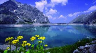 Peaceful Lake Computer Wallpaper Desktop Background Id
