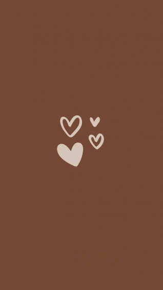 Brown Heart Wallpaper