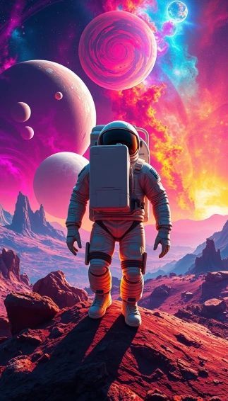 Really Cool Astronaut Wallpaper