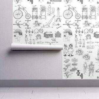 Teddy Bear Wallpaper Roll Patent Toy Doll Block Pogo Child By