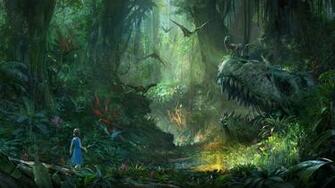 Girl And A Dinosaur Skeloten Wallpaper From Ark Survival Evolved