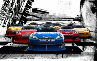 Nascar Racing Race Cars Wallpaper