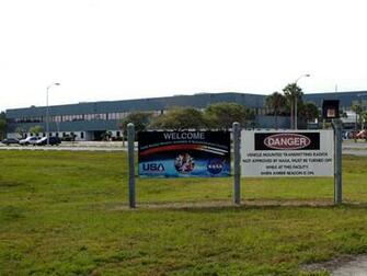 The Entrance To Solid Rocket Booster Assembly And Reburbishment