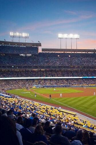 Ios7 La Dodgers Stadium Parallax HD iPhone iPad Wallpaper