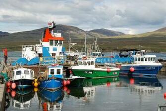 Port Askaig Harbour And Isle Of Jura Ferry Islay Image Wallpaper
