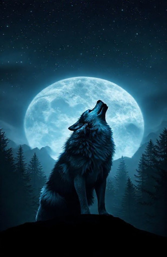 Howling Wolf Wallpaper