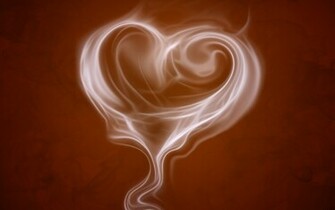 Love Smoke Wallpaper Hearts