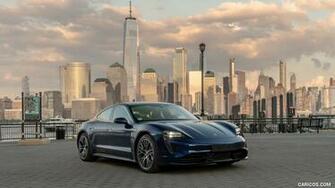 Porsche Taycan Turbo Front Three Quarter HD Wallpaper