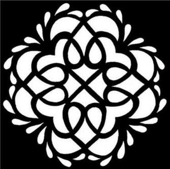 Stencil Medallion Damask Wallpaper Background By Artisticstencils