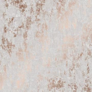 Milan Metallic Wallpaper In Grey Rose Gold I Love