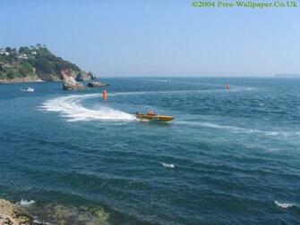 Powerboat Race In Torquay Devon May Photo Taken On Haldon