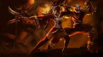 League Of Legends Shen Akali Wallpaper