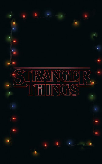 Stranger Things Wallpaper iPhone Phone Ideas String Lights