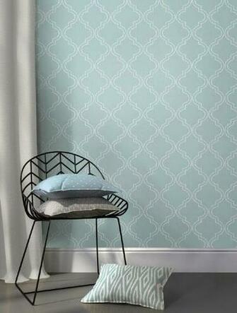 Slate Blue Quatrefoil Wallpaper Nu1826 Peel And Stick