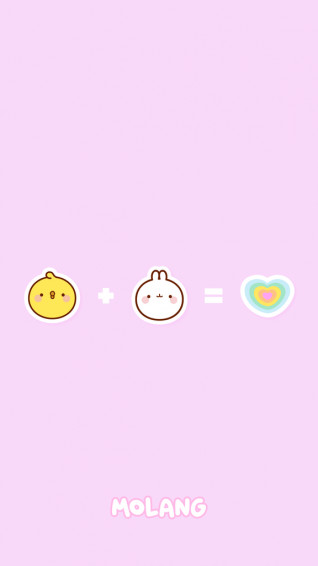 Molang Wholesome Wallpaper Discover The Heart Of
