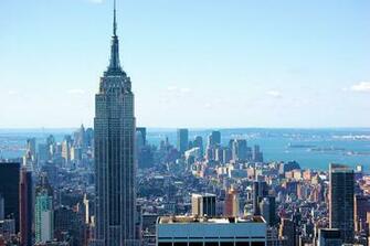 The Statue Of Liberty And Ellis Island Can Also Be Seen