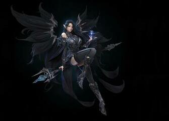 Desktop Wallpaper Mage Staff Stockings Beautiful Fantasy Young