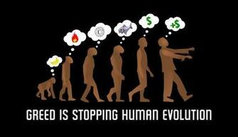 Introspective Wallpaper On Greed Is Stopping Human Evolution