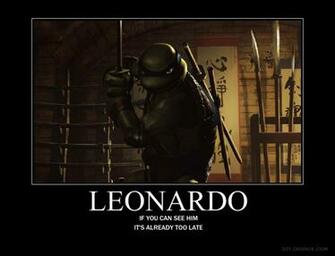Teenage Mutant Ninja Turtles Leonardo Motivational