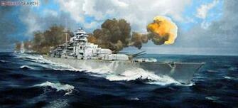 German Ship Bismarck Wallpaper