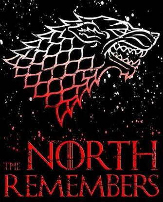 The North Remembers Game Of Thrones Art Print By Green N Black
