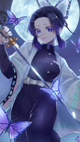 4k Shinobu Kocho Wallpaper