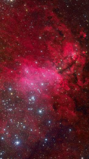 HD Red Nebula Space Lg Smartphone Wallpaper Mobile