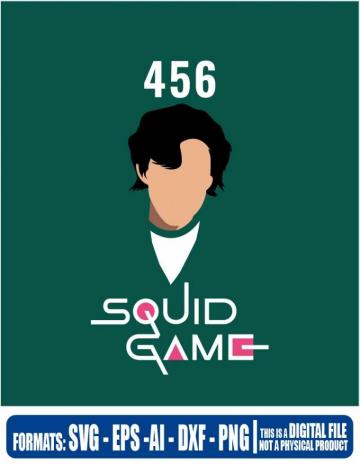 Squid Game Netflix Cricut Eps Svg Pdf