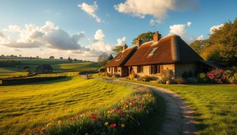 Country Cottages Wallpaper