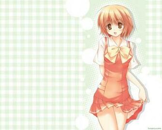 Kashimashi Hazumu Girl Dress Smile Sweet Stock Photos