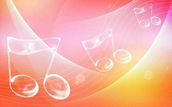 Translucent Musical Notes Wallpaper