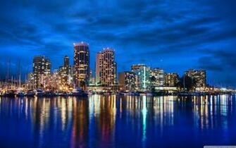 Waikiki Skyline At Night 4k HD Desktop Wallpaper For Ultra