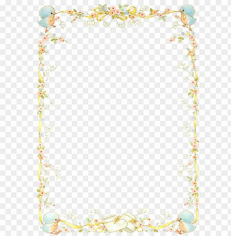 Bautismo Kit Ruth Morehead Flower Border Transparent Background