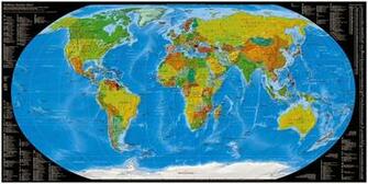 World Map Wallpaper Desktop HD