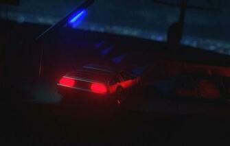 Wallpaper Auto Machine Rain Style Background Delorean Dmc