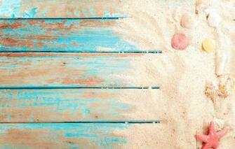 Wallpaper Sand Beach Background Board Star Shell Summer