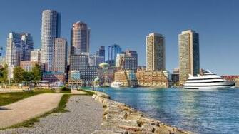 HDr De Paysage Urbain Boston Wallpaper