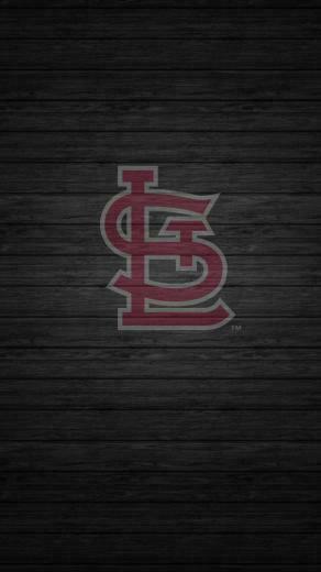 St Louis Cardinals Wallpaper Wood Logo iPhone