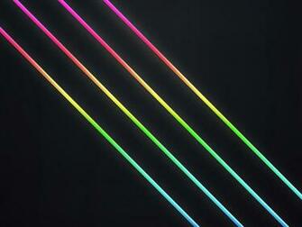 Neon Foursome Force Wallpaper Stock Photos