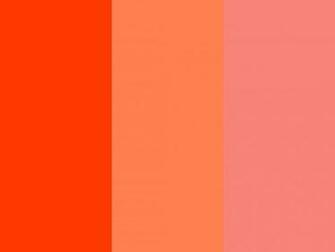 Coquelicot Coral Pink Three Color Background Jpg