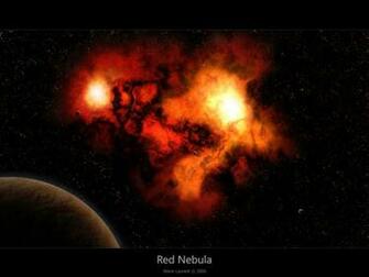 Red Nebula Fonds D Cran Art Digital Gratuits