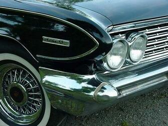 Front Of Black Color Buick Classic Cars Four Over