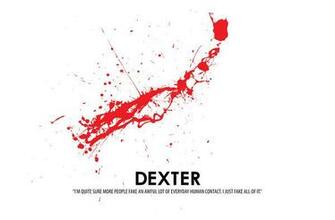 Dexter Blood Splatter Wallpaper Spatter Poster By