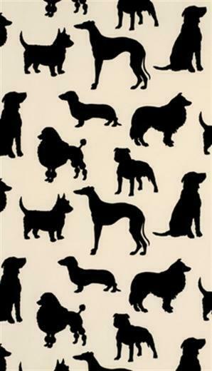 Bathroom Dog Wallpaper Boys Dogs Lovers Black