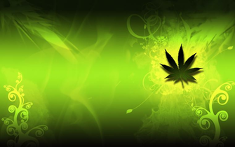 Cool Weed Leaf Wallpaper I15