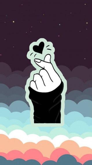 Top Korean Finger Heart Wallpaper Full HD 4k To Use