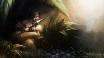 Games Nidalee League Of Legends Fantasy Art Wallpaper