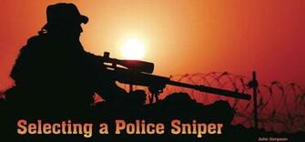 Selecting A Police Sniper