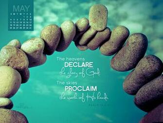 May Glory Of God Desktop Calendar Monthly Calendars