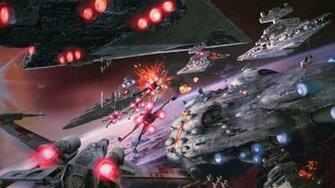 Star Wars Space Battle Background On